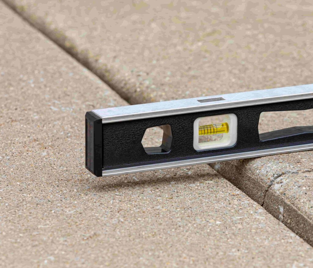 uneven concrete